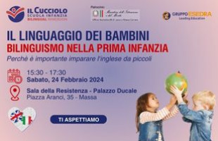 convegno scuola di infanzia Massa, Il linguaggio dei bambini - bilinguismo nella prima infanzia